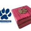 Cofre Chico Rayas — urna personalizada para cremación de mascotas