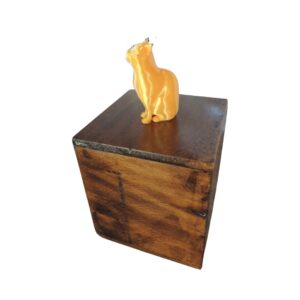 Urna Básica · Gato 3D — urna personalizada para cremación de mascotas